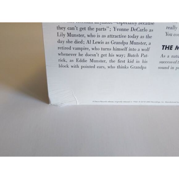 The Munsters Vinyl LP Record Album Halloween Surf Mod Monster Orange Pumpkin Ltd - Picture 5 of 5